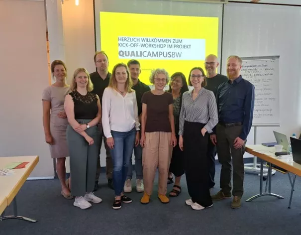 Das Projektteam des QualiCampus BW-Projekts